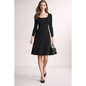NWT Tory Burch. Thea' Stretch textured A-Line Dress, Med $495